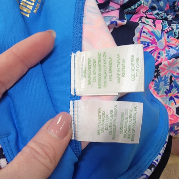 NWT Lilly Pulitzer weekender high rise midi high tide NA in turtle amazement L - Picture 8 of 8